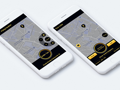 CallTaxi android app design taxi ui ux