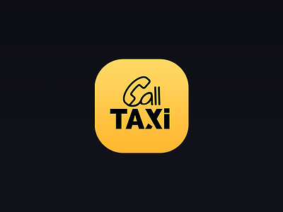 CallTaxi Icon app design iconography taxi ui