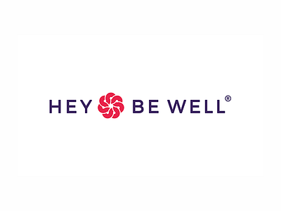 Hey,Be Well! Logo branding design identity logo typography