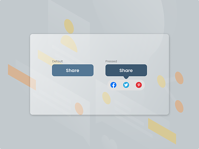 Daily UI 010 - Share Button app daily ui daily ui 010 daily ui 10 daily ui day 10 dailyui dailyui challenge dailyui010 design designinspiration designoftheday illustration ui vector