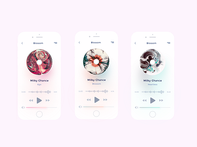 Dreamy Music Player Daily UI