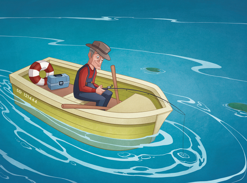 Papa's Boat by Izabela Ciesinska on Dribbble