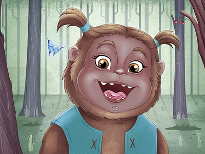 Sammy the Sasquatch book design book illustration books character design childrens illustration concept art digital art illustration