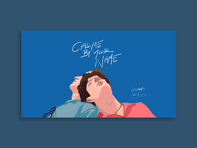 CALL ME BY YOUR NAME film illustration movie procreate