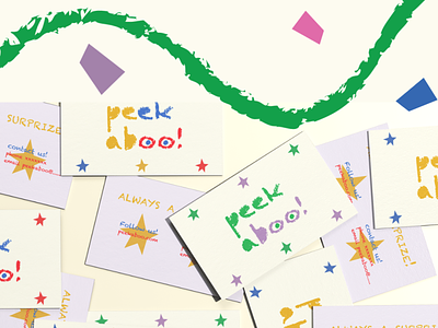 peekaboo- Kids event agency brand logo branding design graphic design illustration logo typography