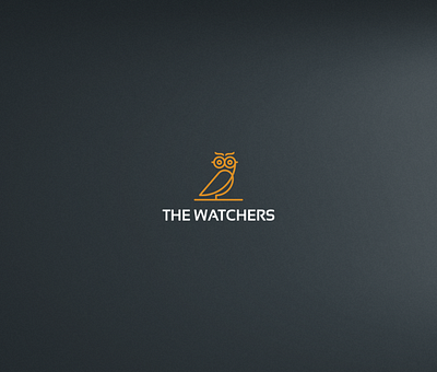 The Watchers desiginspiration logo minimal owl logo vector