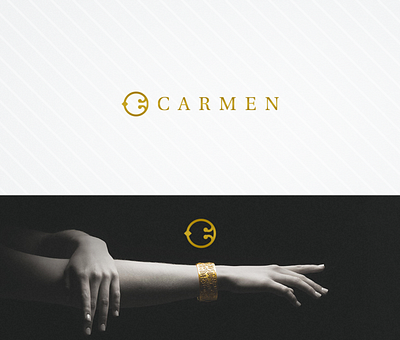 Carmen c logo desiginspiration jewelry logo logo
