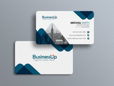 corporate business card Template branding burger visiting card business card business id card corporate visiting card creative design design geometric business card graphic design illustration office stationery show less vector visiting