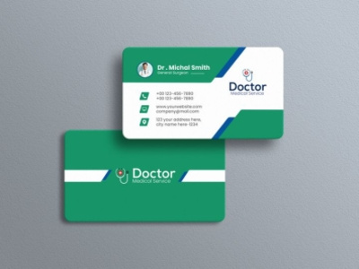 Medical professional business card design