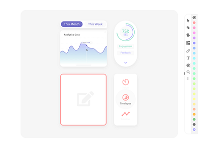 Analytics Dashboard Modules app dashboad design editor modules ui ux web web design