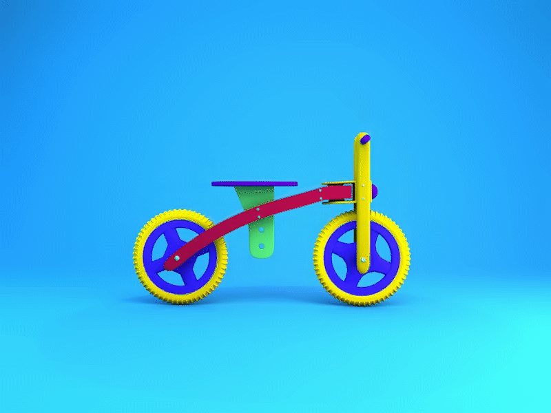 Toys 3d 3d animation aftereffects animation bicycle branding c4d cinema4d design dino toy transform