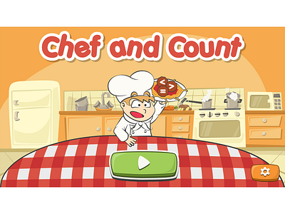 Chef and Count game main screen