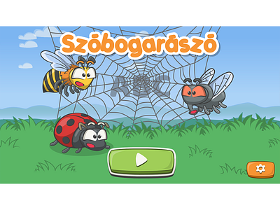 Buggy Words game main screen