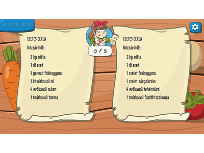 Recipe level from Difference Finder game