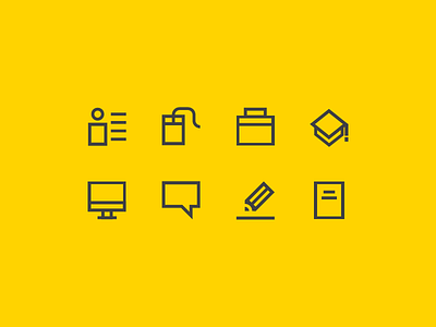 CV/Resume Icon Pack cleen icons cv designer resume graphic desginer cv icon icon pack icon set icons minimal minimalist resume simple icons