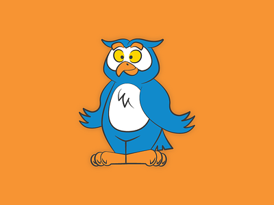 Owl mascot branding cartoon character cartoon owl cartoonish cartoonize character design illustration mascot mascot character mascot design owl vector vector illustration