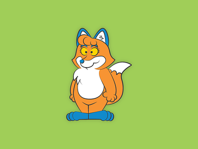 Fox mascot cartoon character cartoon fox cartoon illustration cartoonize character design fox fox girl fox logo foxy illustration mascot mascot design vector vector illustration