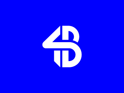 4B Logo 4 b branding design logo