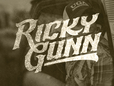 Ricky Gunn Logo brand country gunn logo mongram music nashville ricky rough singer