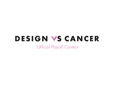 Design vs Cancer Dribbble Playoff!