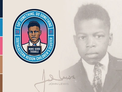 John Lewis Badge badge blue branding design illustration john lewis logo pink