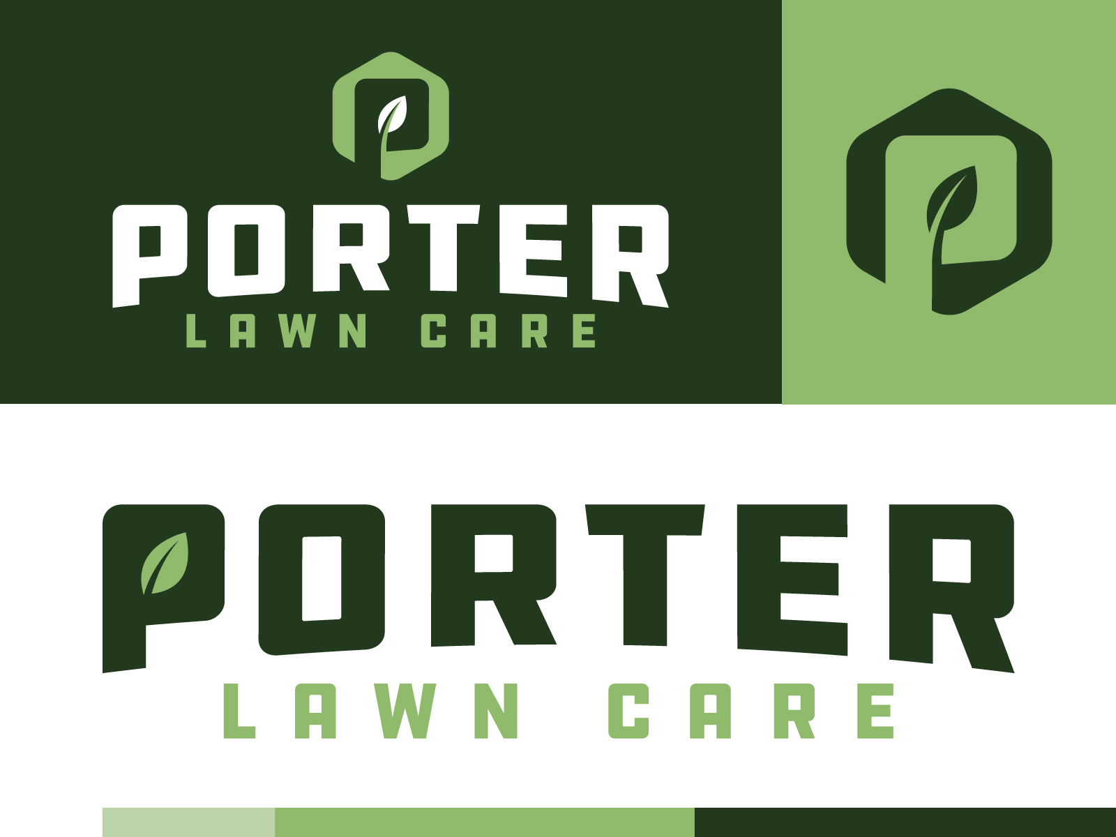 Porter Lawn Care™ by Mike Jones on Dribbble