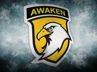 Awaken Reworked awaken eagle logo military ministry