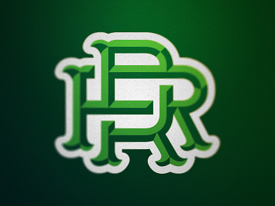 RR Monogram greens letters logo monogram rr sports