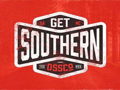 #GetSouthern Y'all! badge black get get southern hat old south supply co ossco patch peach prohibition south southern
