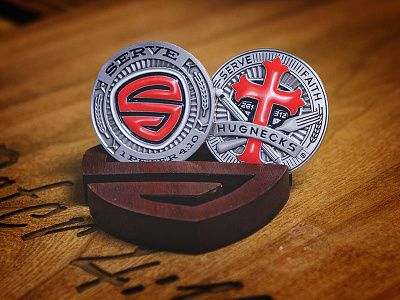 Serve Limited Edition Challenge Coins! challenge coin coins cross edition fork limited pencil serve