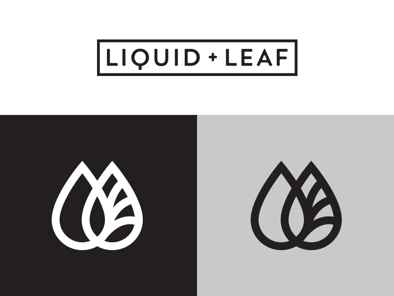 Liquid & Leaf by Mike Jones on Dribbble