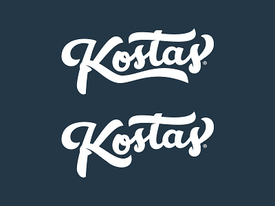 Kostas Greek Dressings brand branding dressing goodtype greek handlettering k kostas logo pizza salad