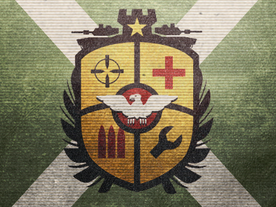 Relax & Play Platoon Emblem army battlefield bf3 crest emblem logo military platoon