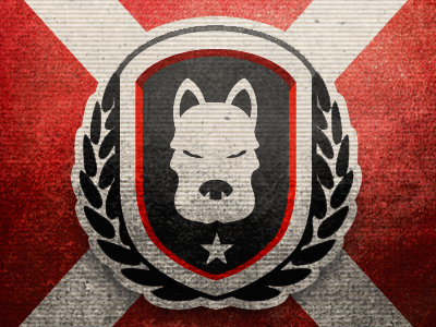 Are Those Our Dogs? badge bf3 black emblem logo military mw3 patch red spoof texture
