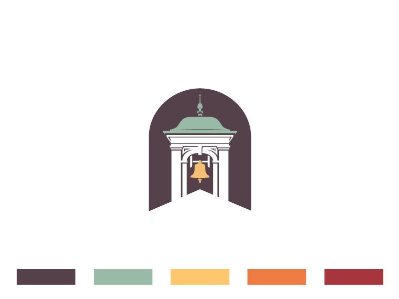 First Baptist Church - Primary baptist bell tower bell logo church logo church branding branding brand