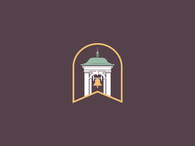 First Baptist Church - Secondary baptist bell bell tower brand branding church branding church logo logo