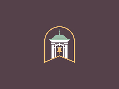 First Baptist Church - Secondary baptist bell bell tower brand branding church branding church logo logo