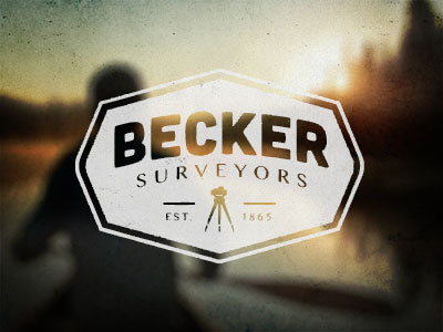 Becker Surveyors Logo badge becker logo surveyor wilderness