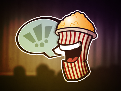 Popcorn Guy - Ode to Juicefoozle! character film juicefoozle logo movie popcorn