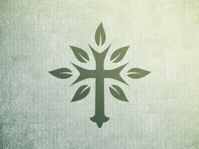 Bethesda Baptist Church bethesda church cross ga green leaves logo roots thorns