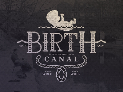 The ever popular... baby blyth brand canal font logo project rope silly spoof water
