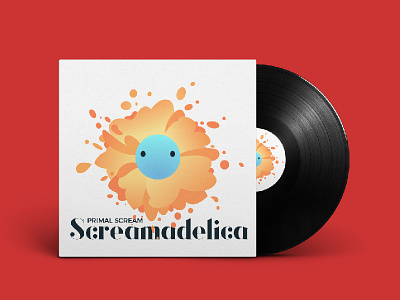 Screamadelica - Album cover art album cover gradient lp sun vinyl