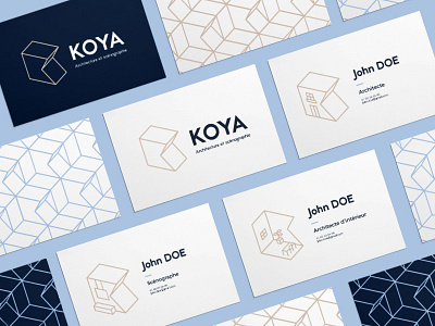 Koya Branding architecture architecture design architecture logo branding design isometric isometric design logo pattern