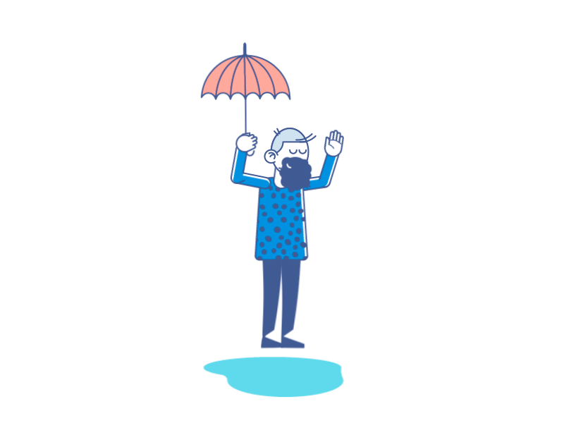 Resultado de imagem para man with umbrella animated gifs
