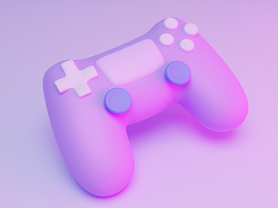 Gamepad illustration 2d 3d 3dillustration blener branding casual cg colorfull drawing game gameart illustration photoshop style