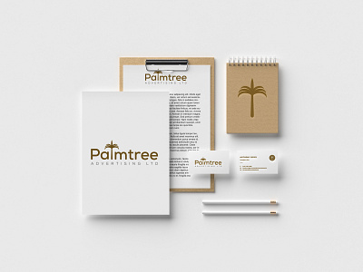 LOGO Palmtree Advertising Ltd 3d animation app branding design graphic design illustration logo motion graphics typography ui ux vector