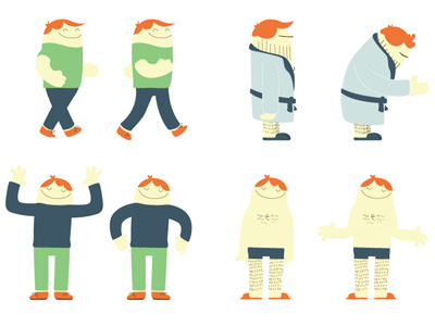 Spits - laat de dag maar komen animation character illustration