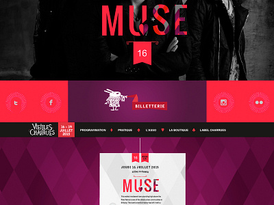 Vc2015 festival music typography webdesign