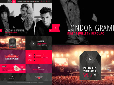 Vc2015 webdesign black festival music red webdesign