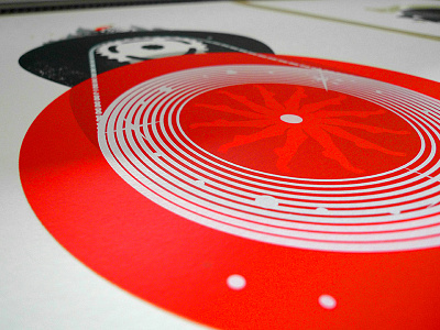 Artcrank screenprint illustration poster screenprint